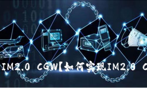 什么是IM2.0 CGW？如何实现IM2.0 CGW的？